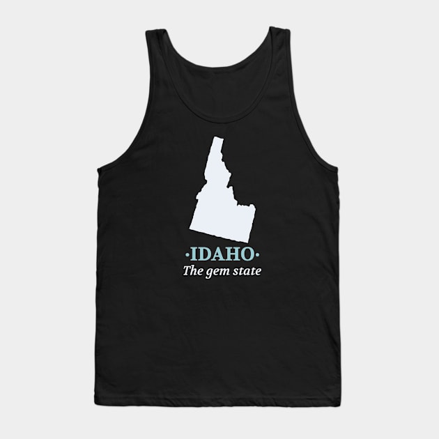 Idaho Gem State Tank Top by alexwestshop